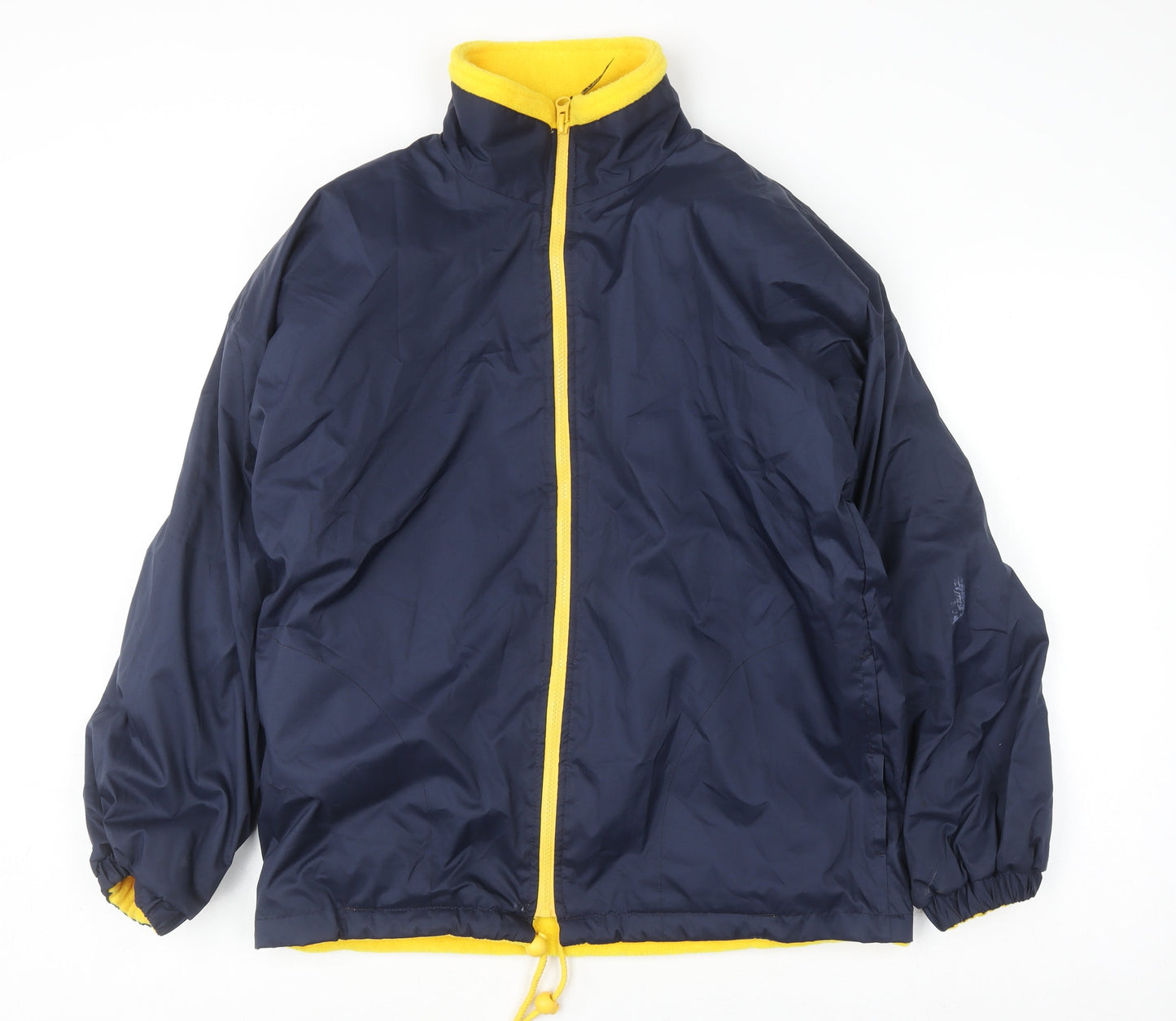 Result Mens Blue Full Zip Fleece Lined Windproof Sweatshirt Size S