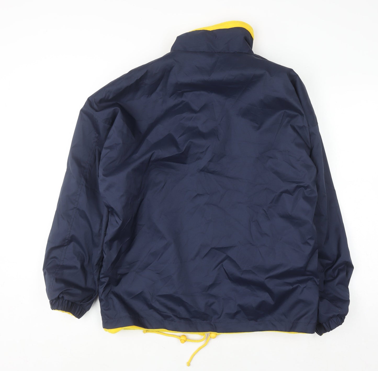 Result Mens Blue Full Zip Fleece Lined Windproof Sweatshirt Size S