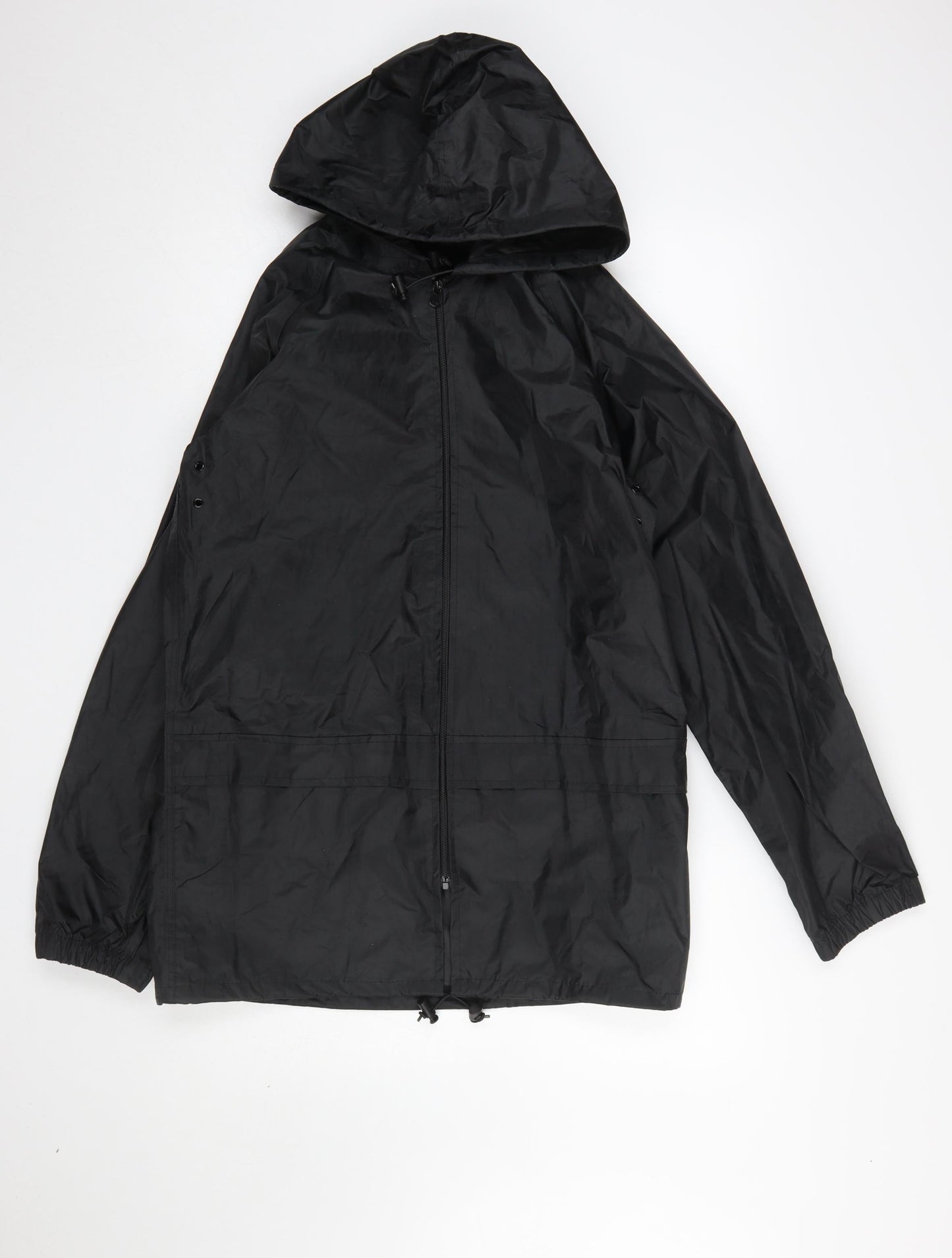 Regatta Men’s Black S Lightweight Hooded Windbreaker Jacket