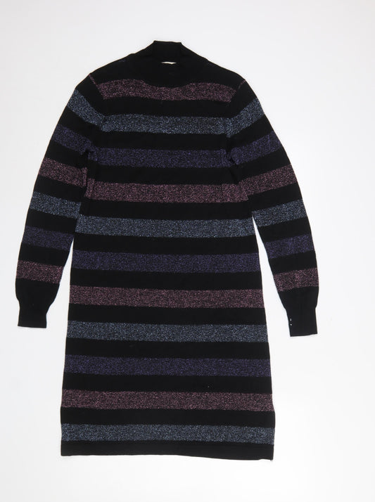 Sugarhill Brighton Women Multicoloured Size 8 Striped Jumper Dress