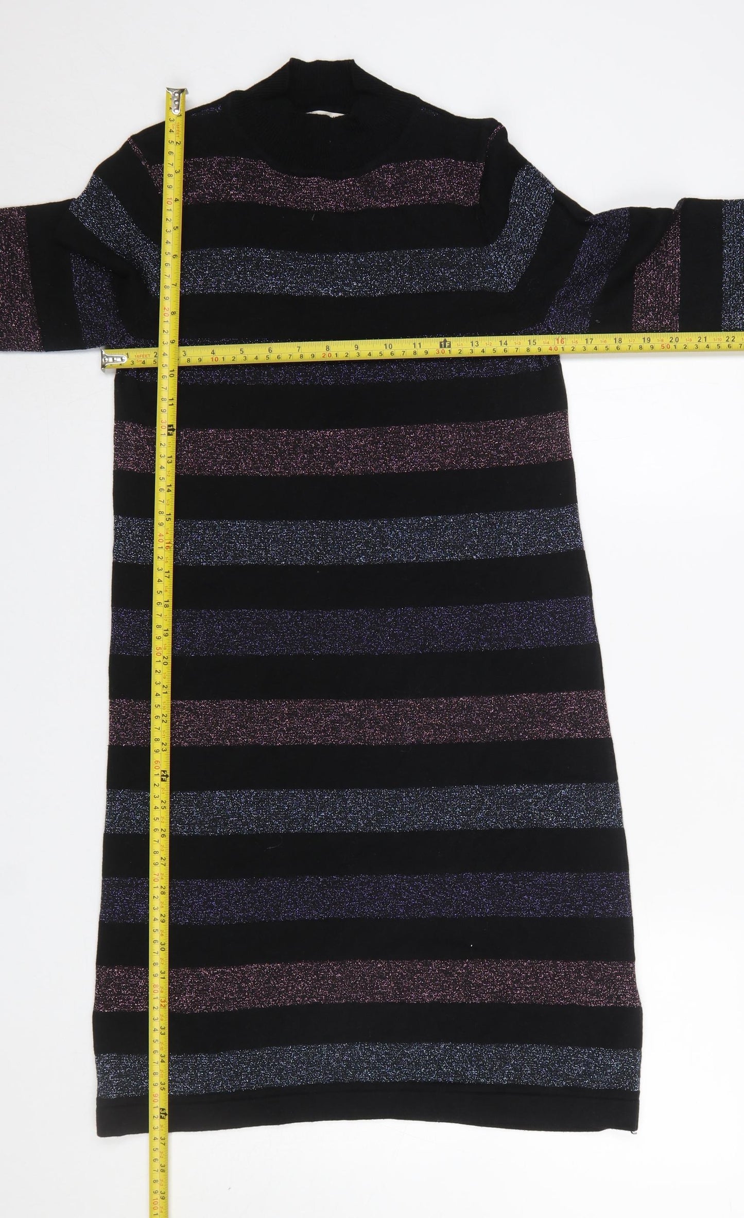 Sugarhill Brighton Women Multicoloured Size 8 Striped Jumper Dress