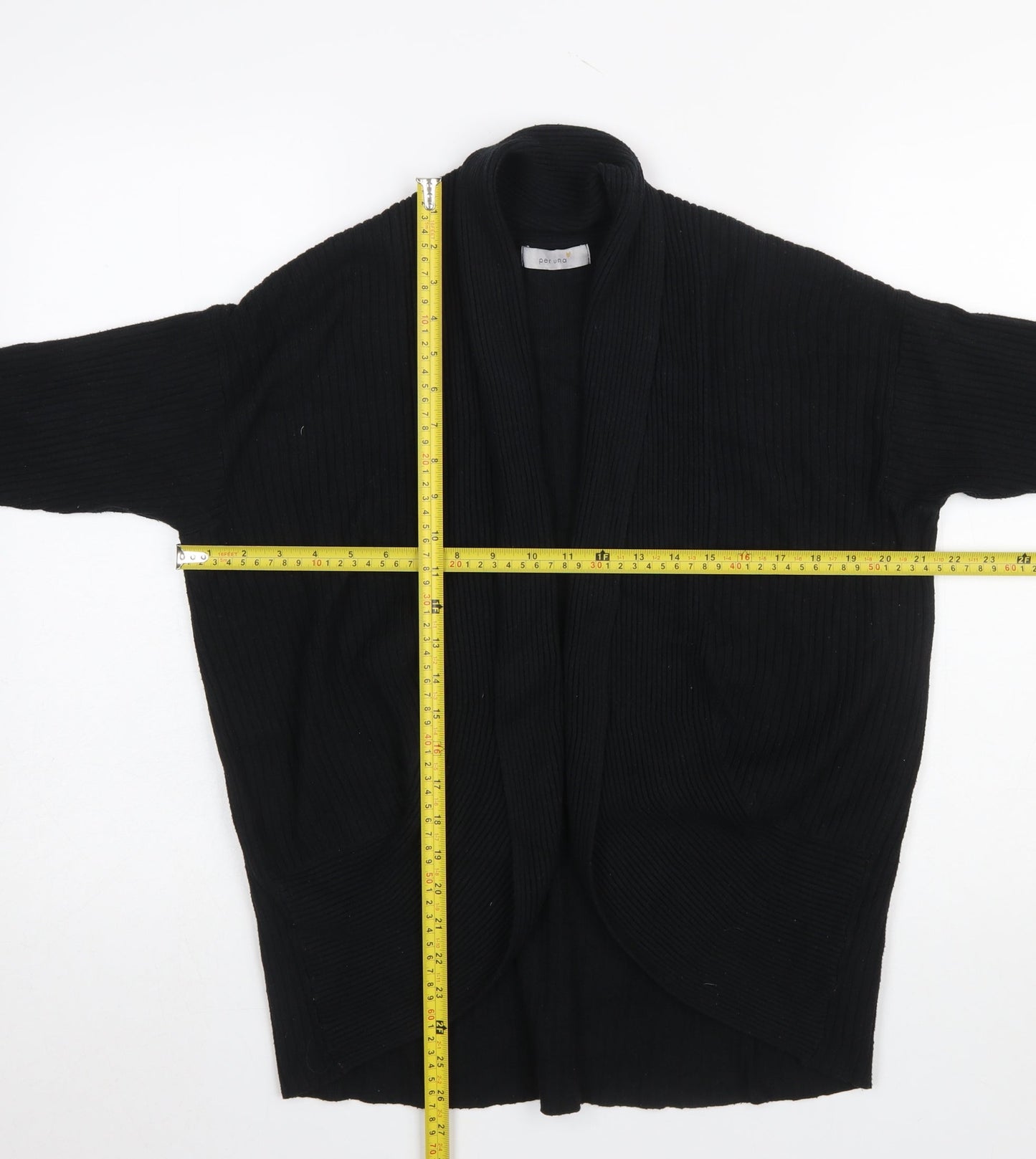 Marks and Spencer Per Una Women's Black Knit Cardigan Size 14