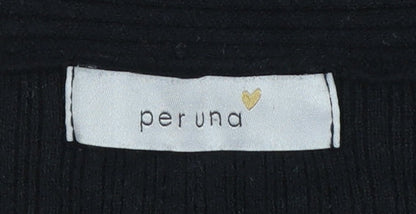 Marks & Spencer Per Una Women's Black Knit Cardigan Size 14