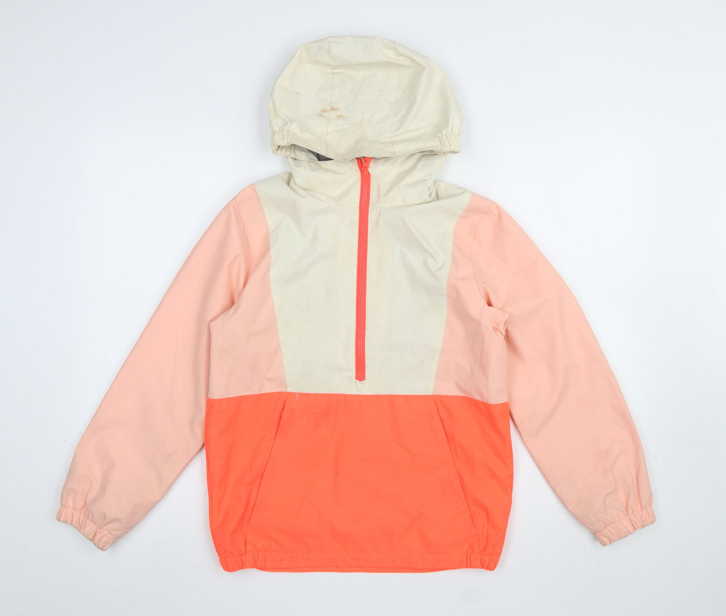 Mountain Warehouse Girls Multicoloured 11-12 Years Anorak Hooded Water Resistant Jacket
