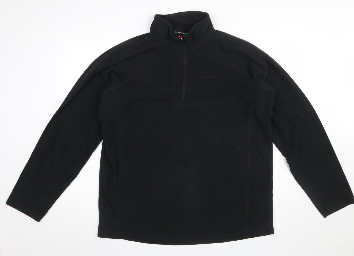 Technicals Men’s Black XL Fleece 1/4 Zip Pullover Sweatshirt