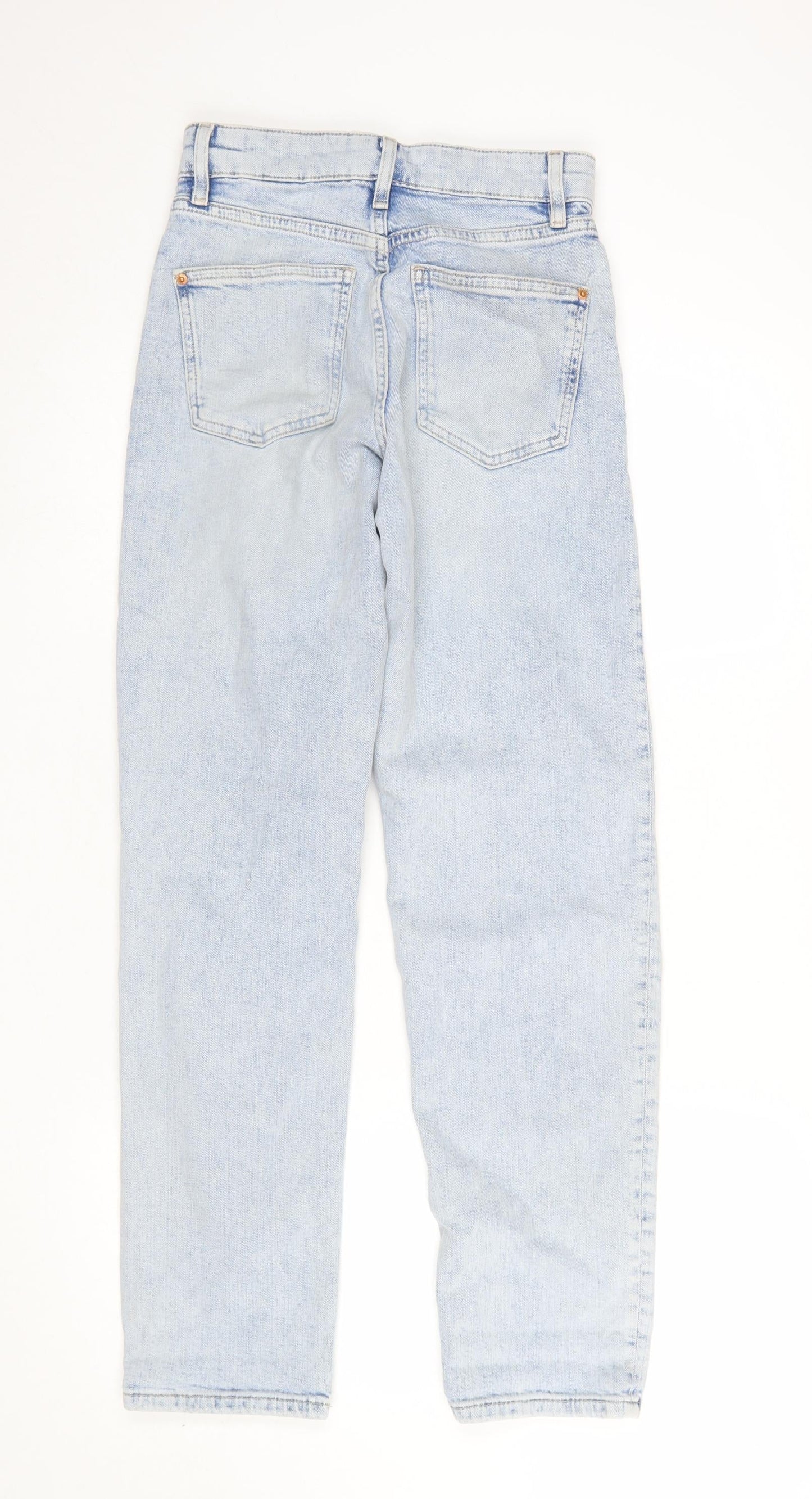Marks and Spencer Women’s Blue High Rise Mom Jeans Size 8