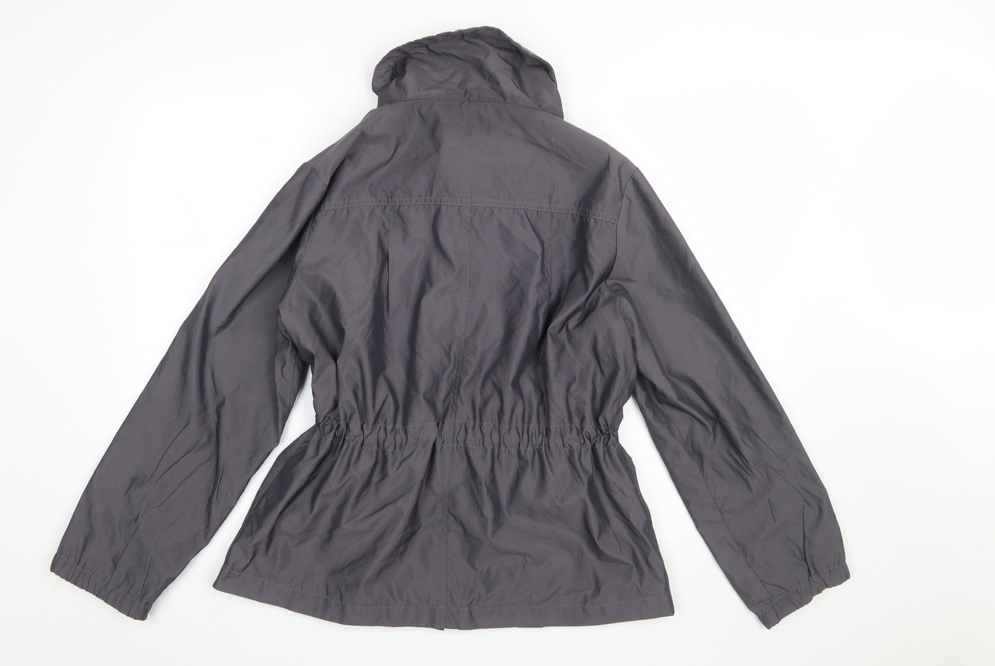 Debenhams Women’s Grey Hooded Anorak Jacket Size 14 Regular