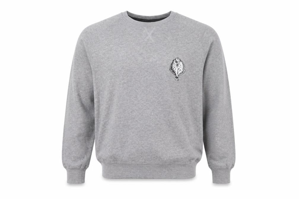 Spreadshirt Men’s Grey Pullover Sweatshirt M Crew Neck Cotton Blend