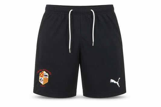 Front view of Puma Men's Black Small Athletic Shorts Drycell Aisling Annacotty AFC