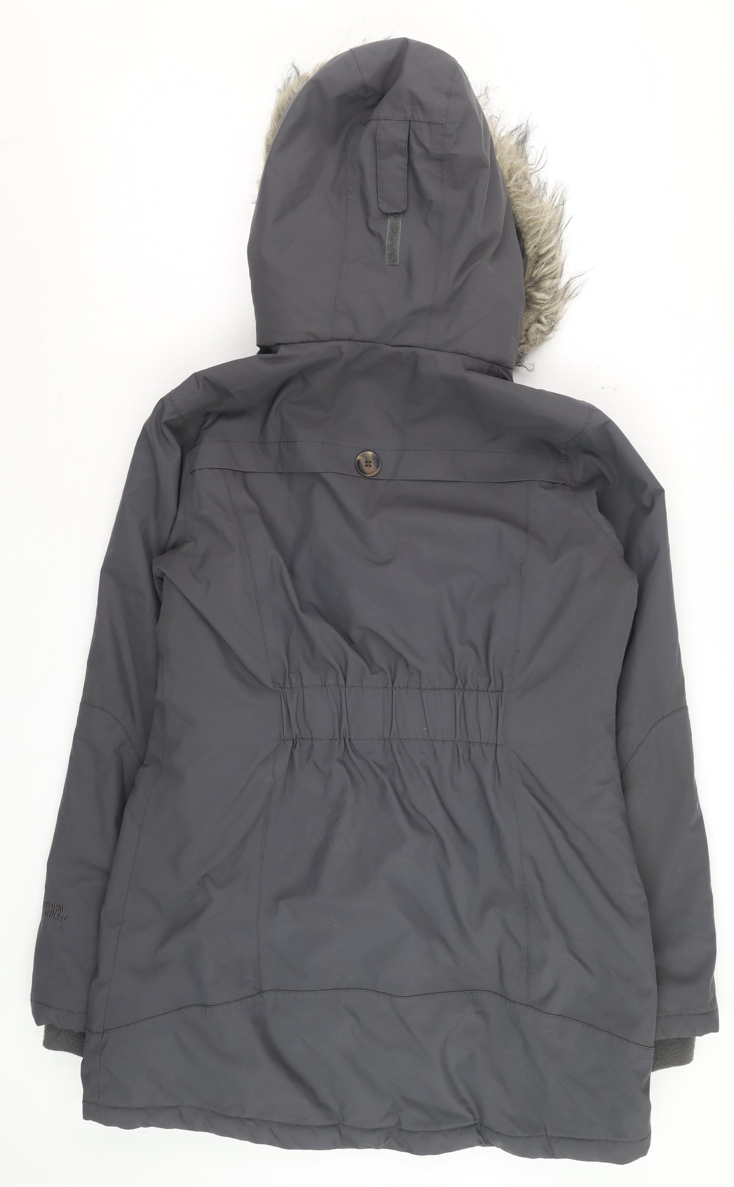 Peter Storm Women’s Grey Size 12 Waterproof Hooded Parka Jacket
