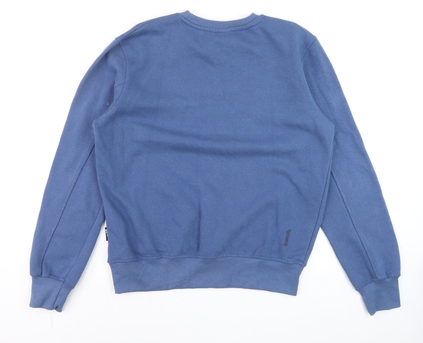 Bench Men's Blue Logo Crew Neck Sweatshirt Size M Regular Fit