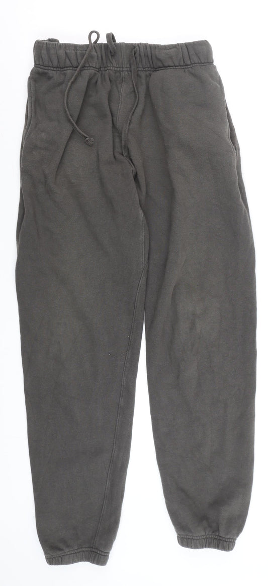 mnml Men's Black Jogger Sweatpants M 100% Cotton Drawstring Cuffed