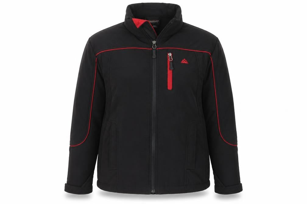 Snozu Womens Black Soft Shell Jacket M (10/12) Full Zip Outdoor