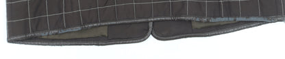 Basler Men’s Brown Quilted Check Waistcoat Size 40 Regular