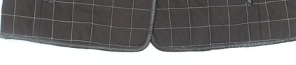 Basler Men’s Brown Quilted Check Waistcoat Size 40 Regular