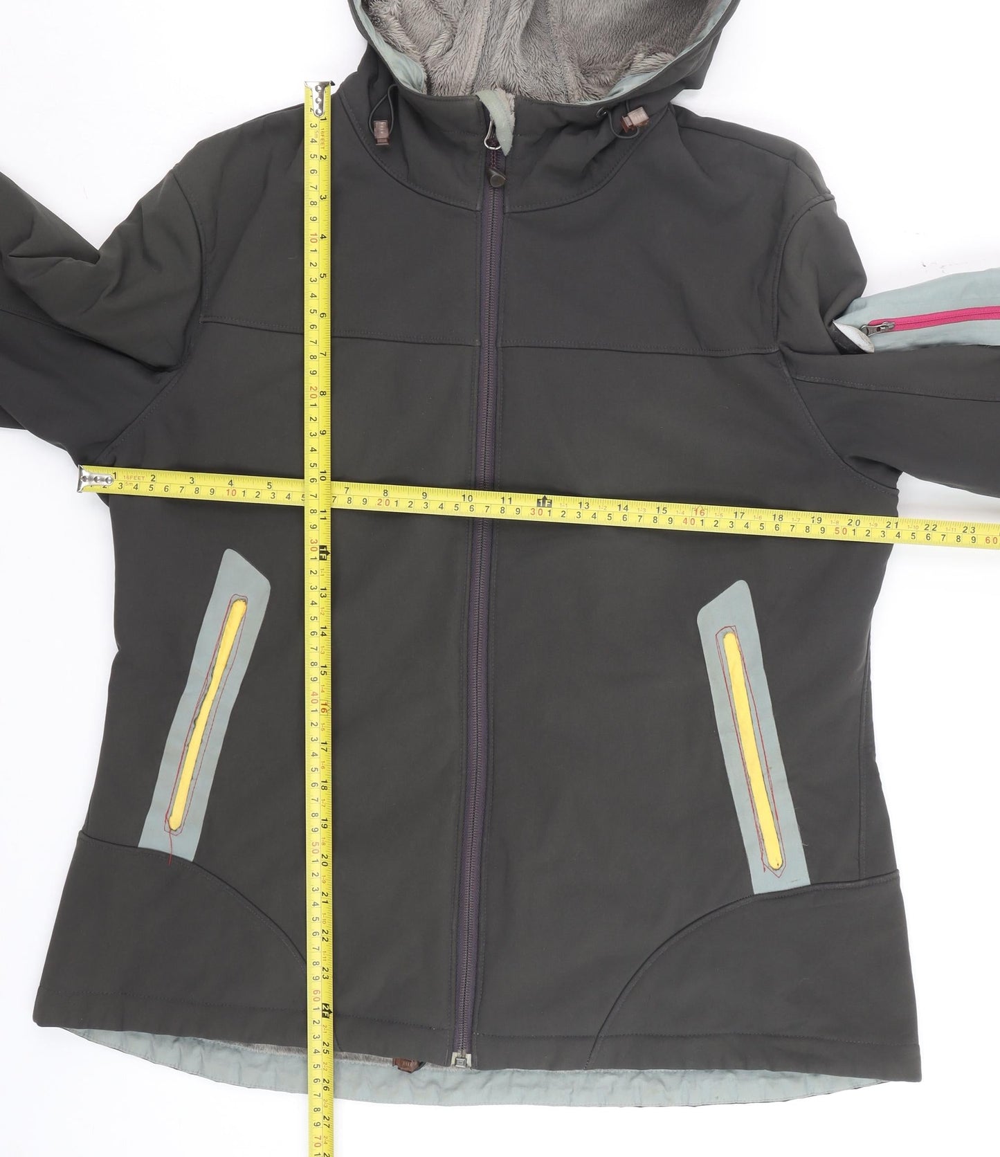 Eddie Bauer Men’s Black L Softshell Hooded Outdoor Jacket