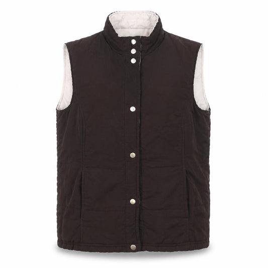 Bonmarché Mens Brown Reversible Quilted Waistcoat Size S