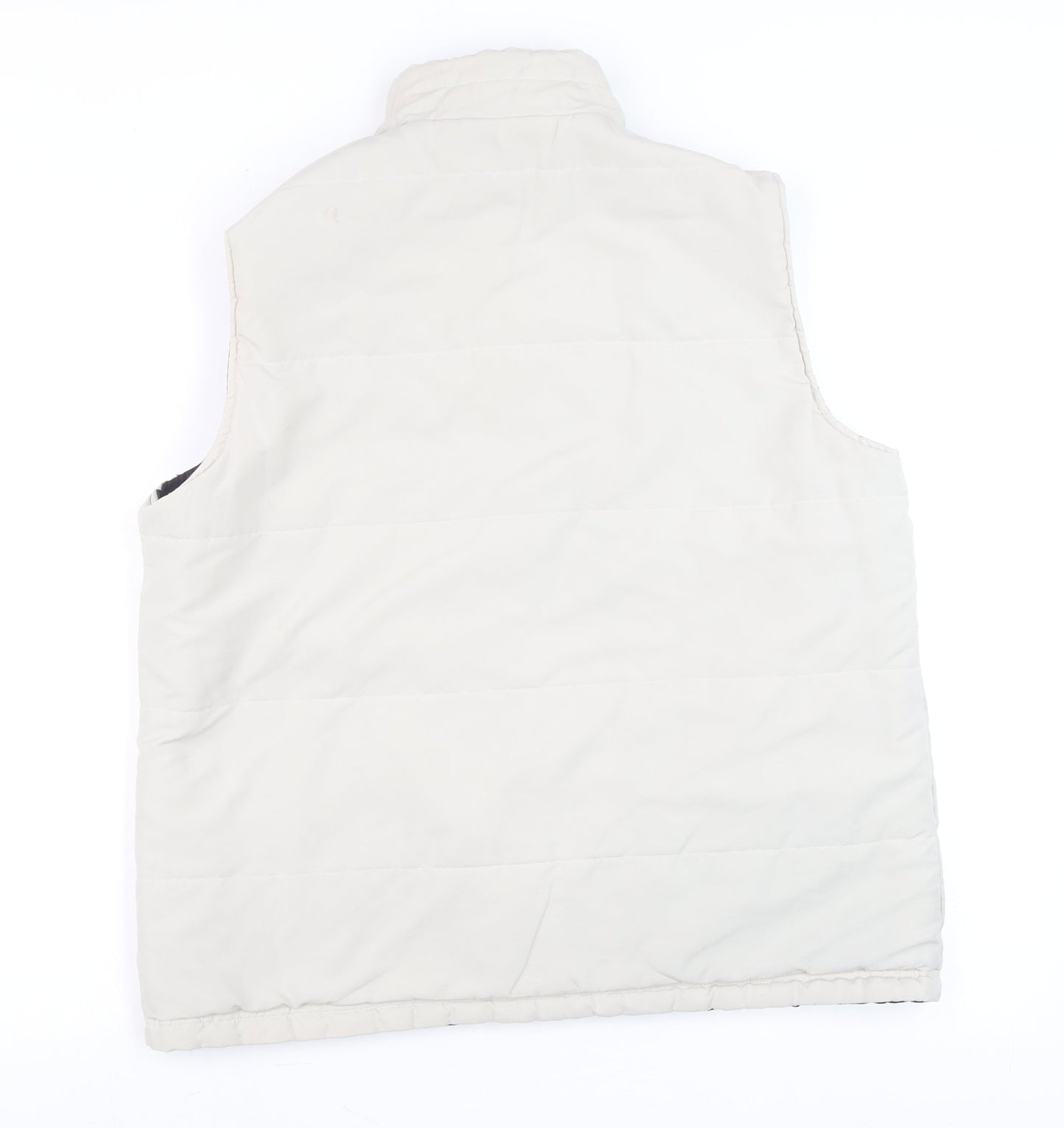 Bonmarché Mens Brown Reversible Quilted Waistcoat Size S