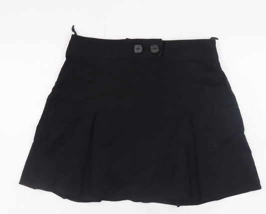 Cache Cache Women's Black Size 10 A-Line Short Skirt