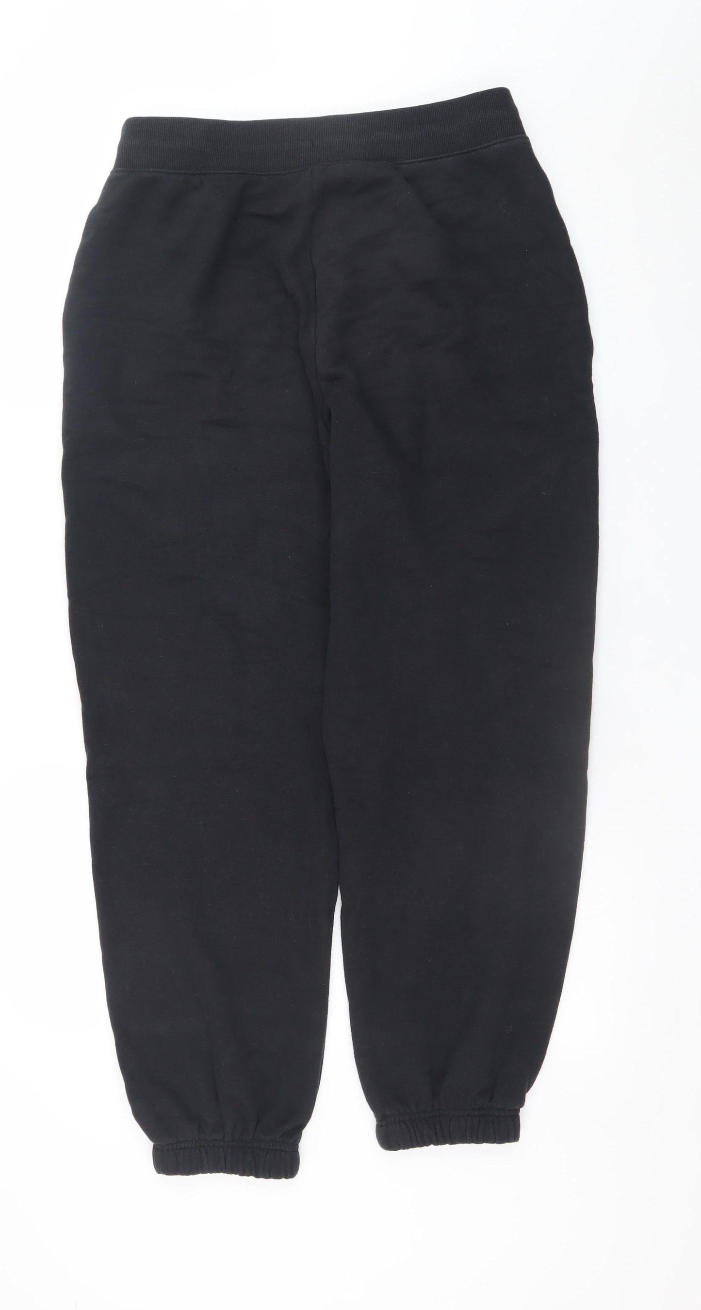 Marks and Spencer Mens Black Regular Fit Sweatpants Size 12