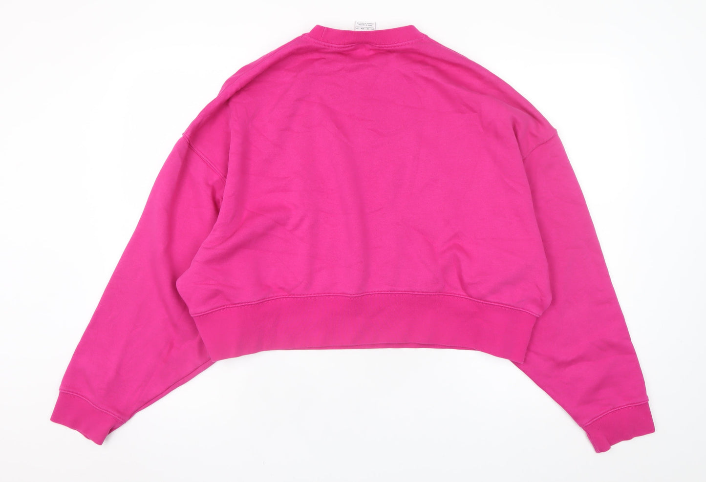 Nike Women’s Pink Crew Neck Pullover Sweatshirt XS Cotton Blend