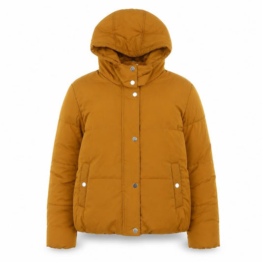 Marks and Spencer Women's Brown Hooded Puffer Jacket Size 12