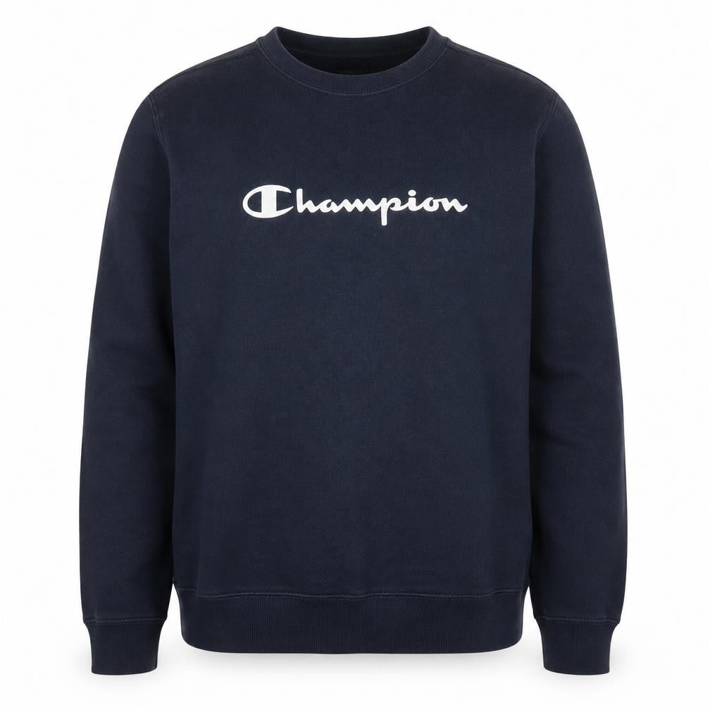 Champion Men’s Navy Blue XL Pullover Sweatshirt Crew Neck Fleece