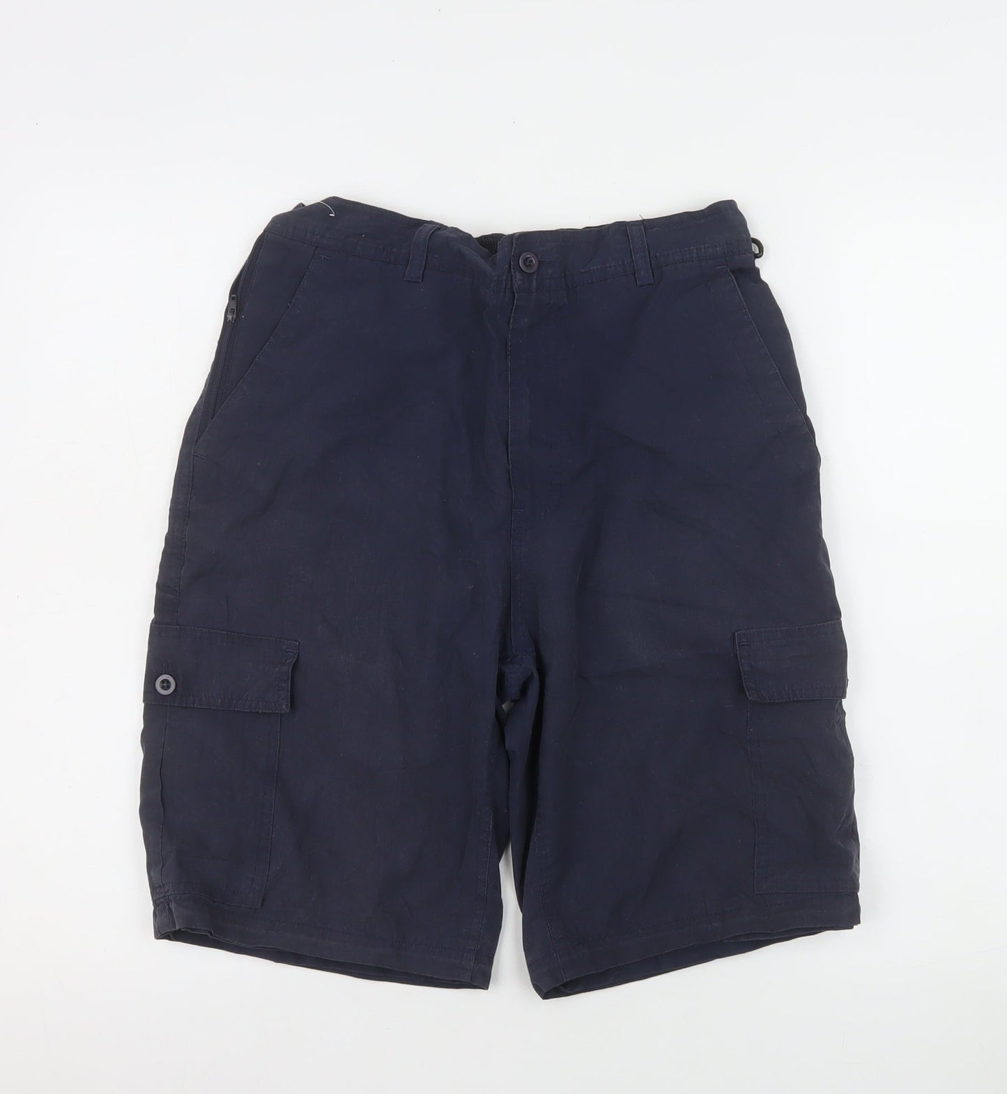 ProClimate Men's Navy Cargo Shorts 30R Casual Outdoor Cotton Blend