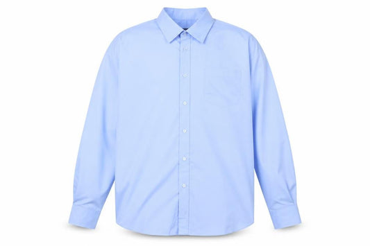 Fellini Men's Blue Non-Iron Regular Fit Long Sleeve Dress Shirt XL