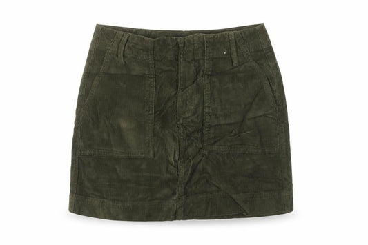 BDG Urban Outfitters Womens Green Corduroy A-Line Mini Skirt XS