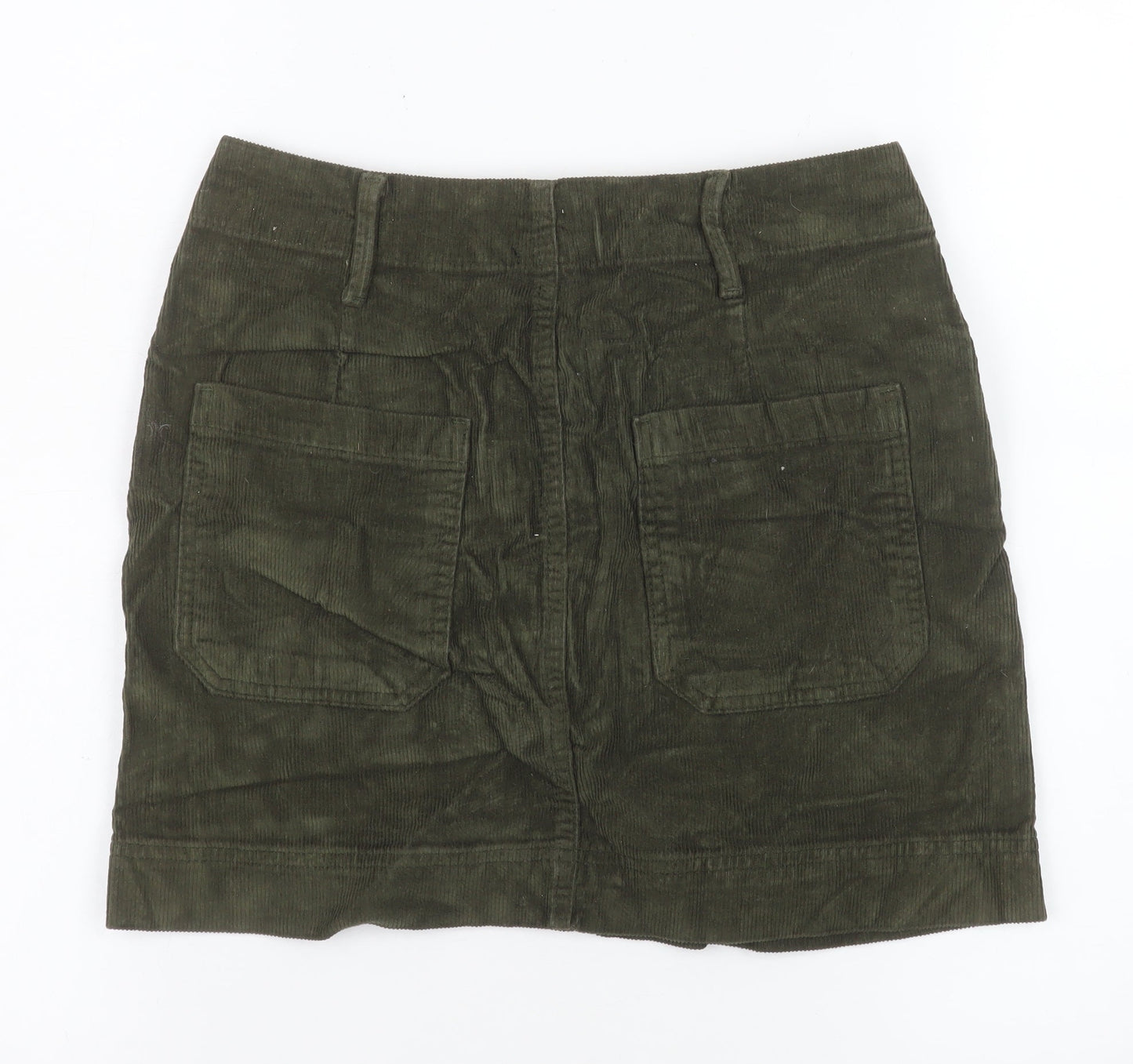 BDG Urban Outfitters Womens Green Corduroy A-Line Mini Skirt XS