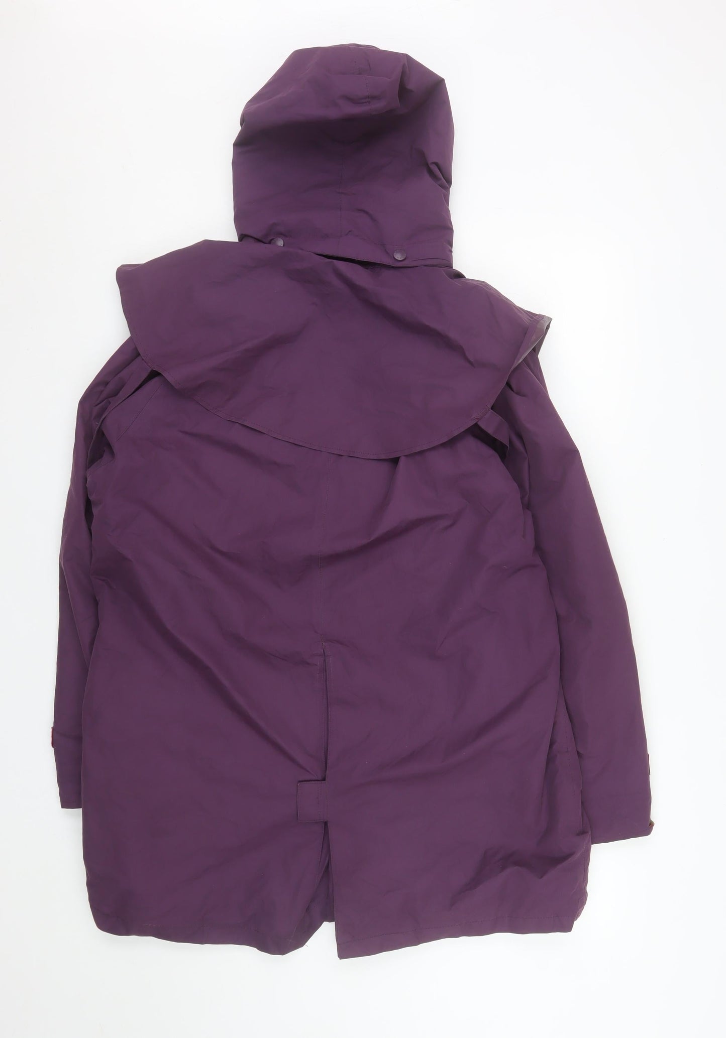Arctic Storm Women's Purple Waterproof Hooded Rain Coat Size 12
