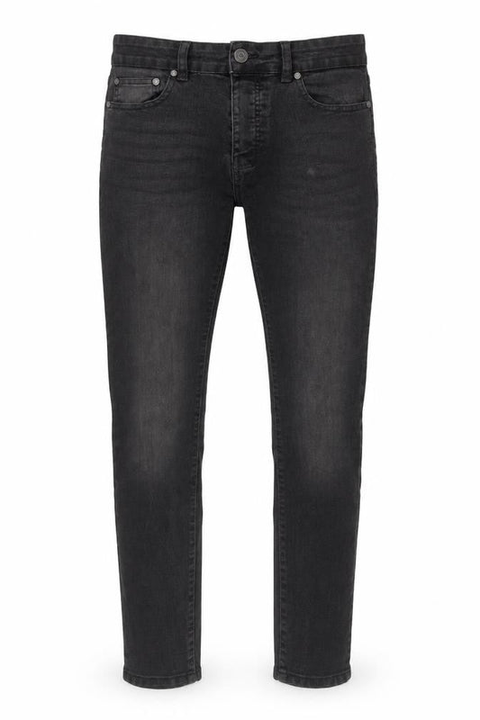 boohooMAN Men’s Black Slim Skinny Jeans Size 32 Dark Wash Denim