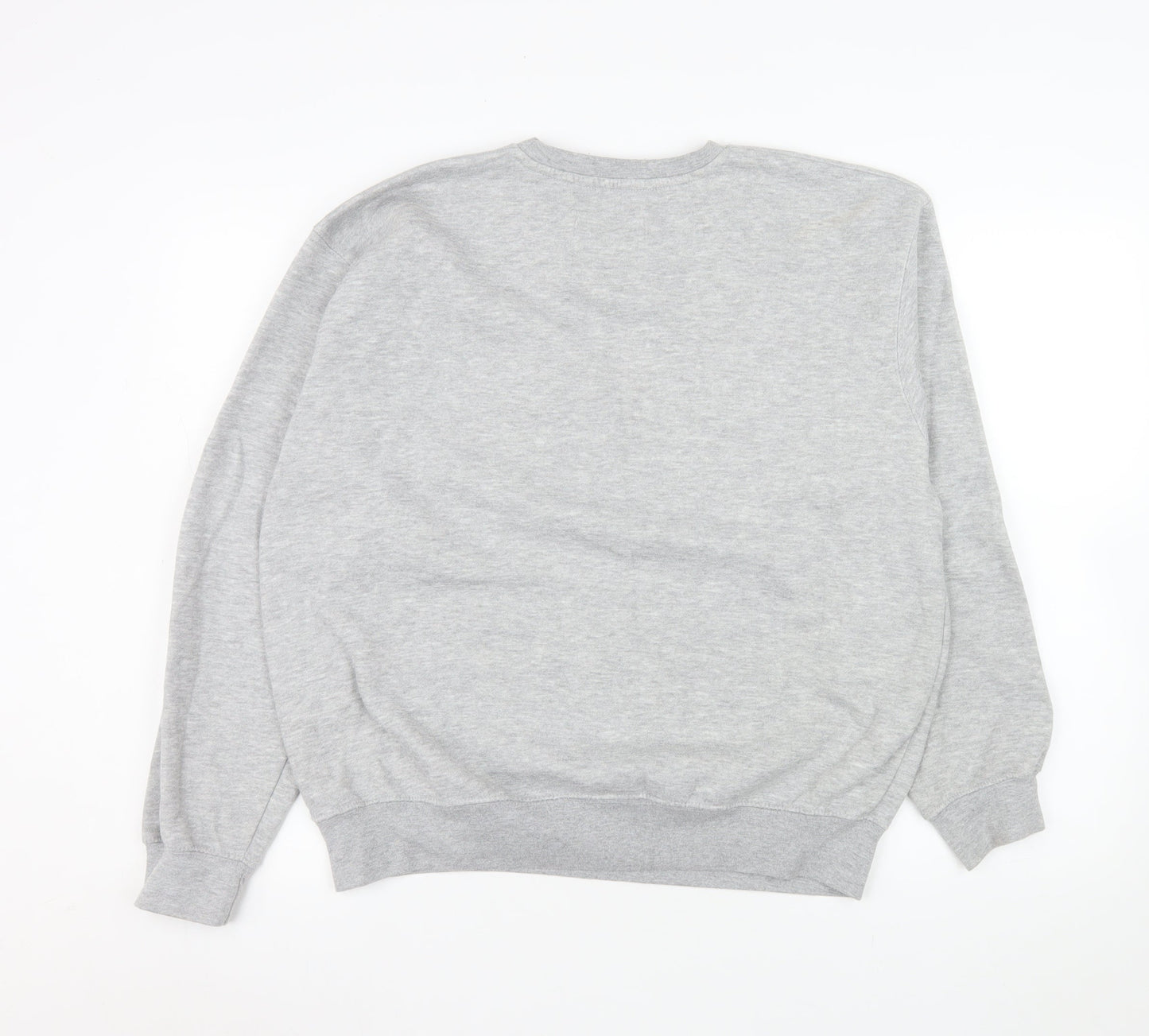 New York Popular Men's Grey Crew Neck Sweatshirt L