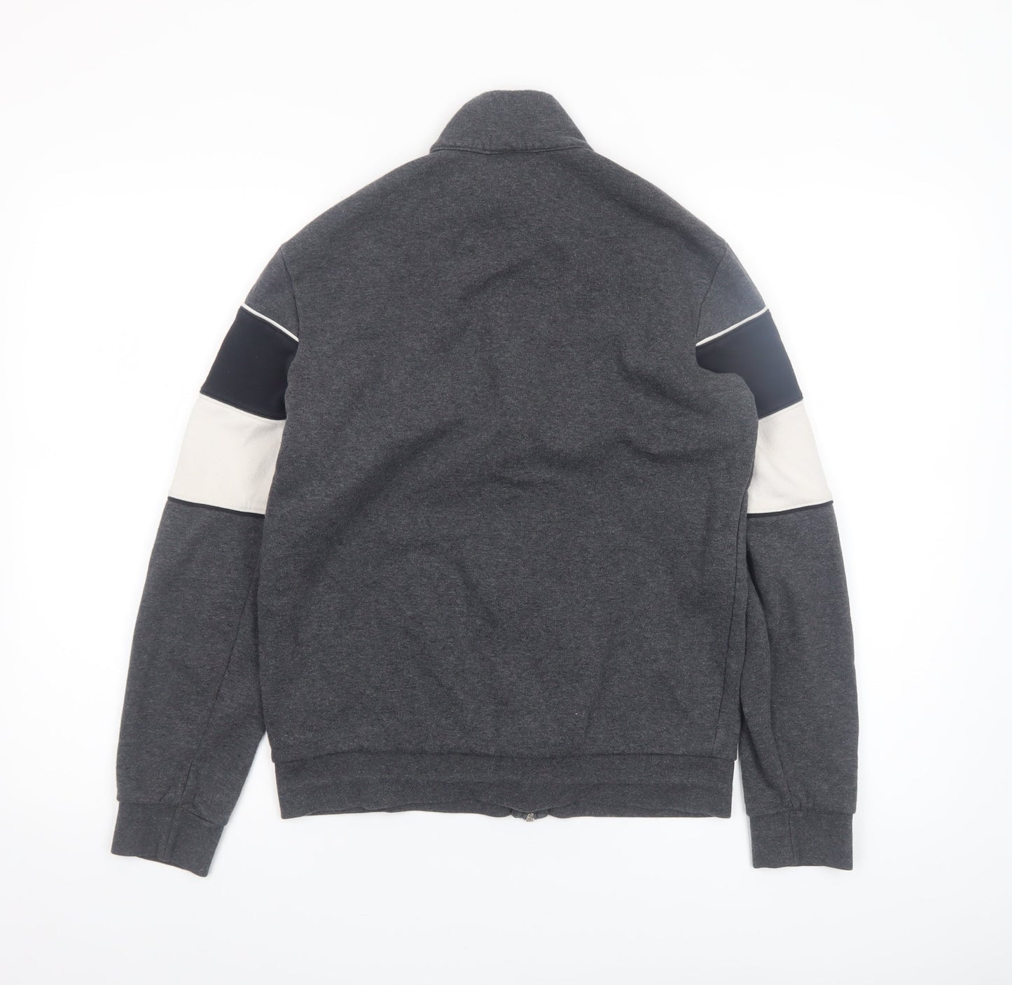 Champion Boys Grey Track Jacket XL 14 Years Full Zip Logo Sportswear