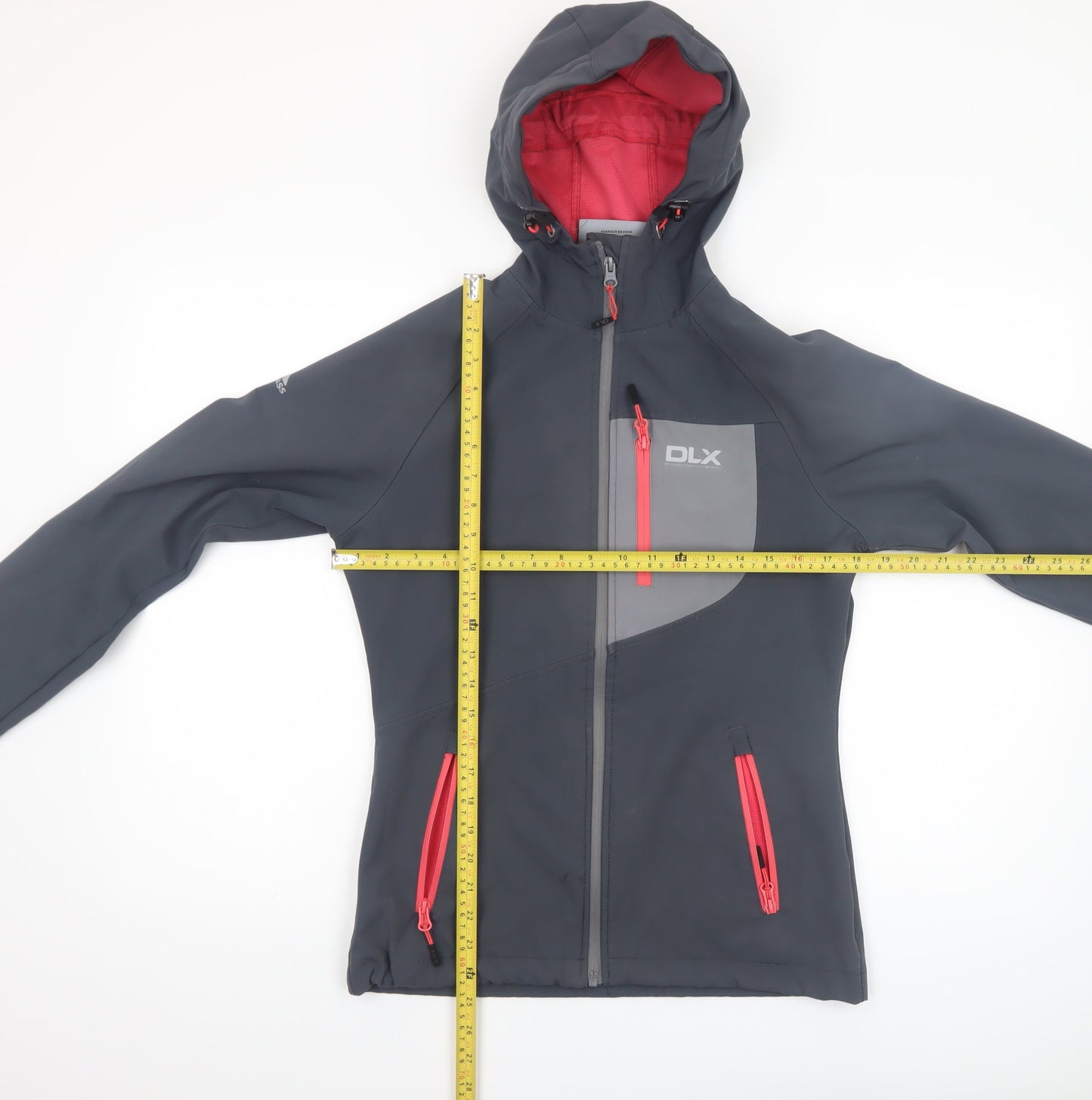 Trespass DLX Women's Grey Hooded Softshell Jacket XS Waterproof Windproof