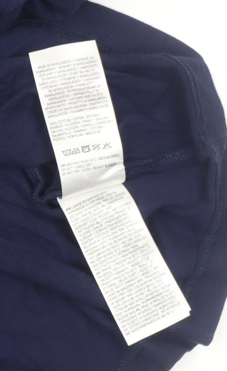 Lee Cooper Men's Blue Sleeveless Cotton Tank Top L