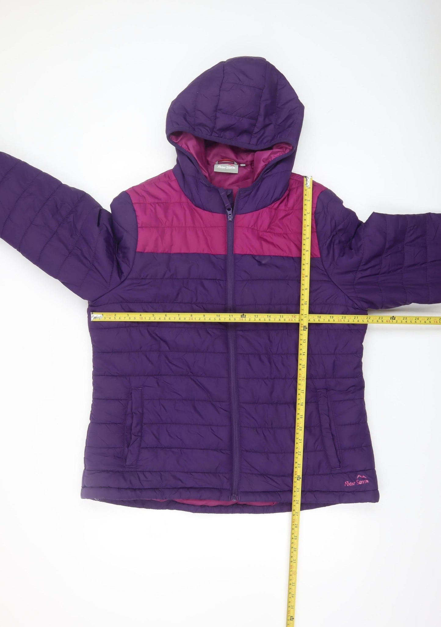 Peter Storm Women’s Purple Puffer Jacket Hooded Size 10