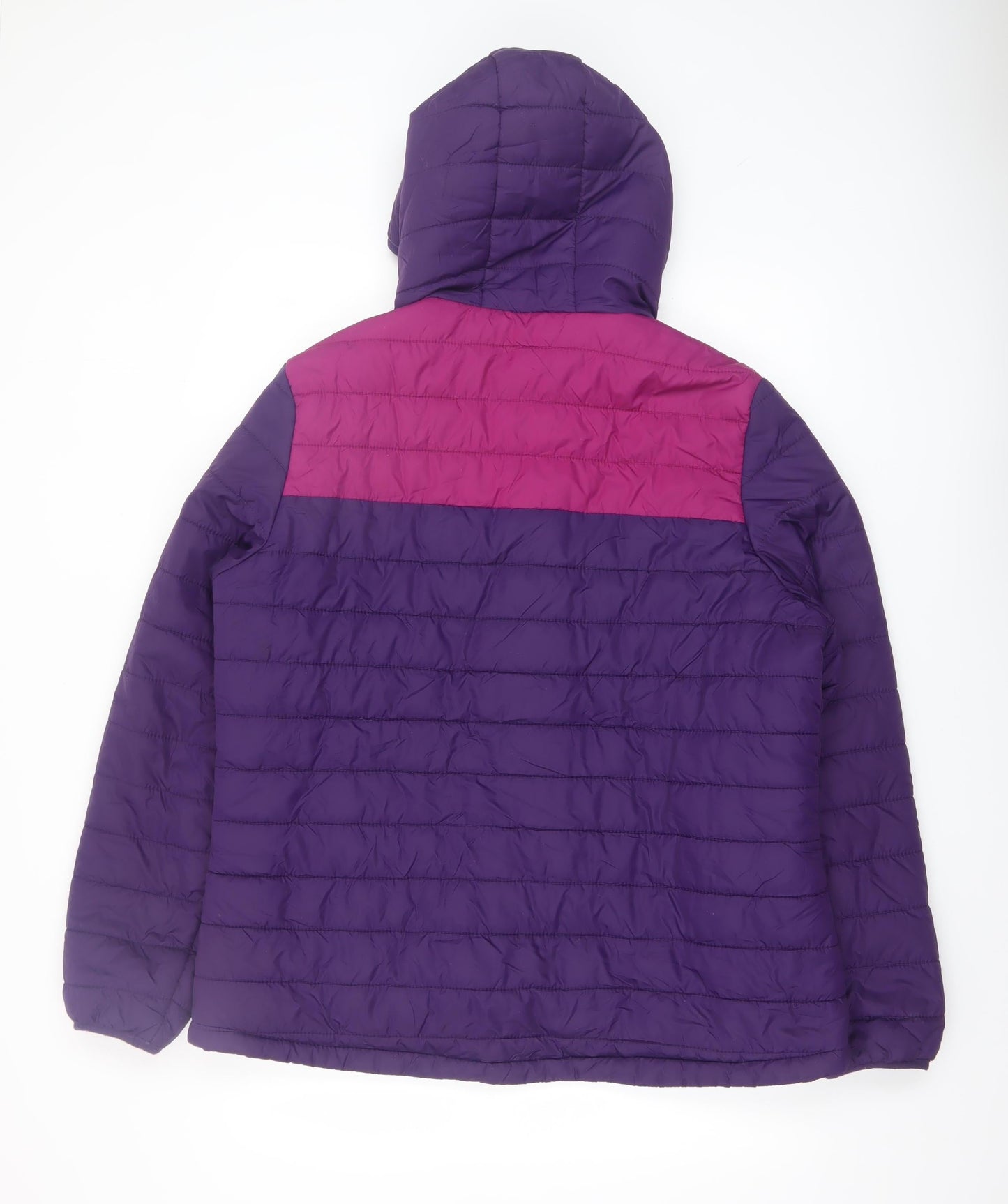 Peter Storm Women’s Purple Puffer Jacket Hooded Size 10