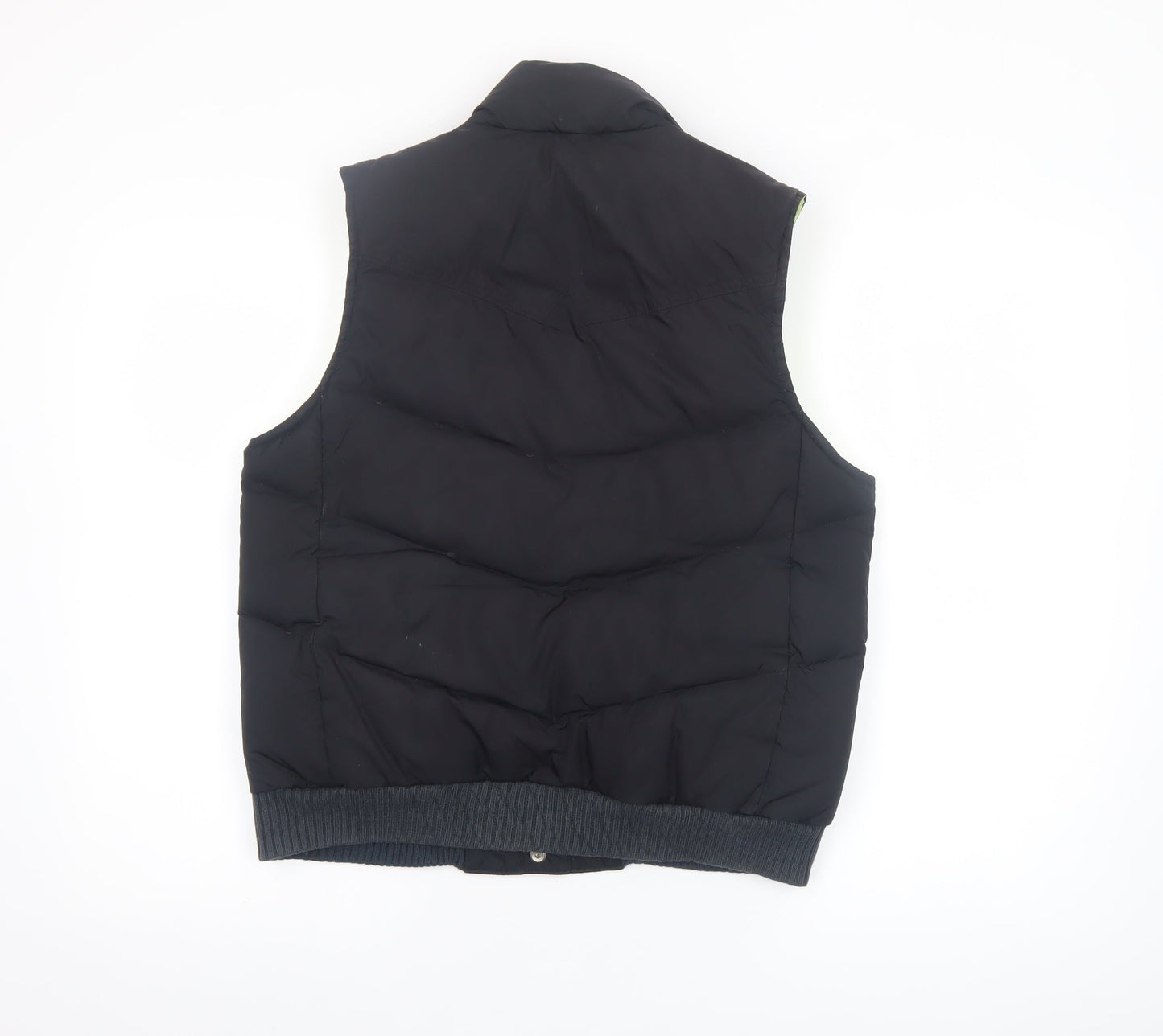 GAP Womens Black Puffer Waistcoat M Down Filled Winter Vest
