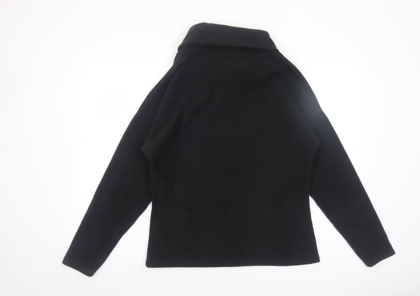 Mountain Warehouse Women Black Fleece Pullover Sweatshirt UK 12
