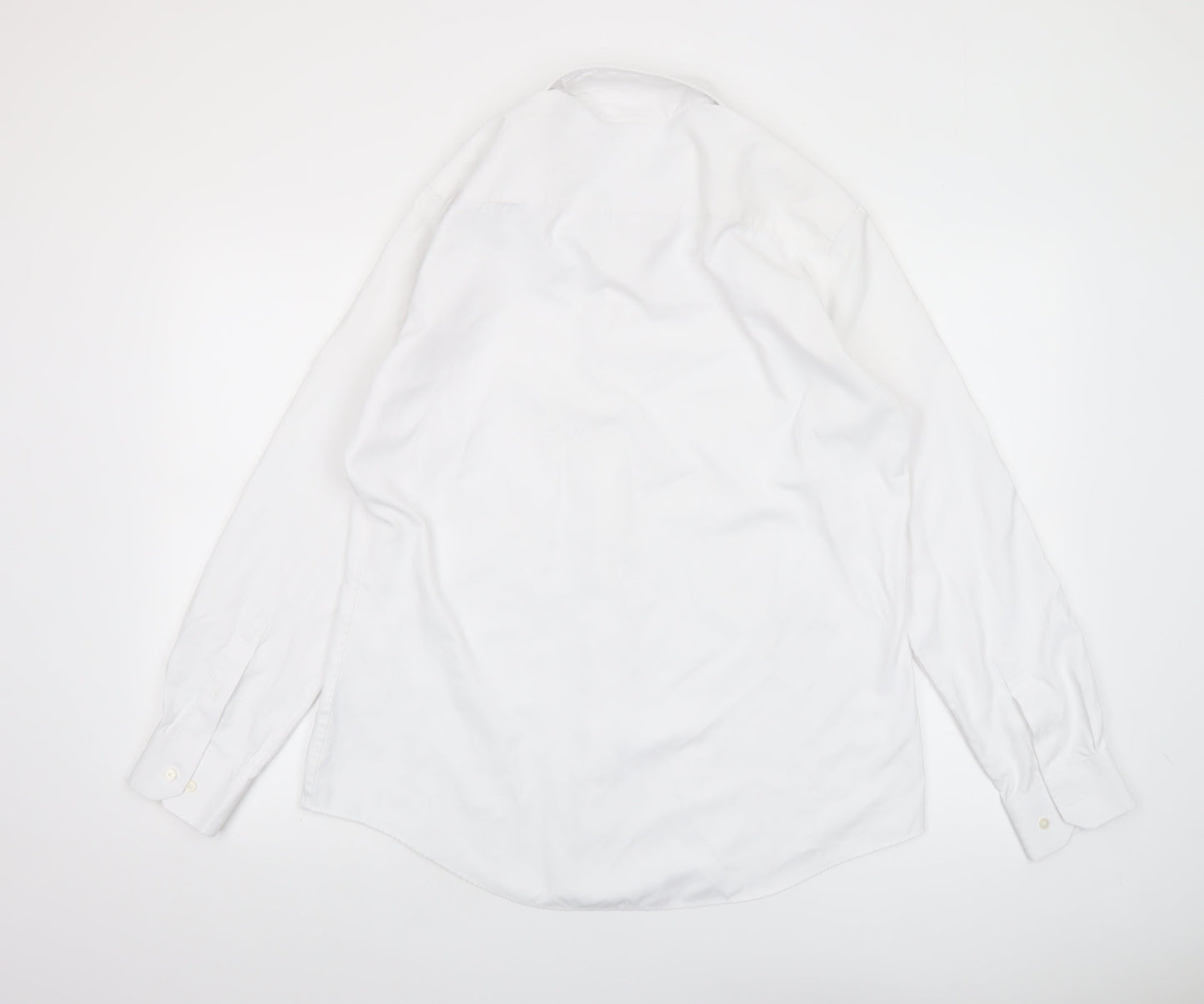 Taylor & Hunt Mens White Slim Fit Formal Dress Shirt 16in 41cm