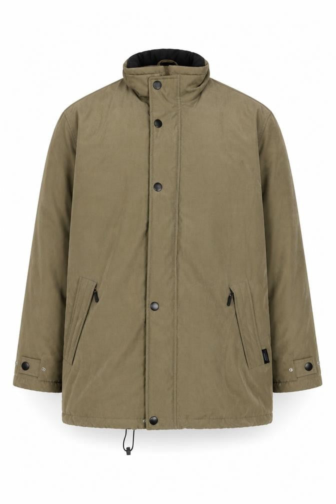 Bush Men's Brown Parka Jacket Size 44 Regular Waterproof Winter Coat