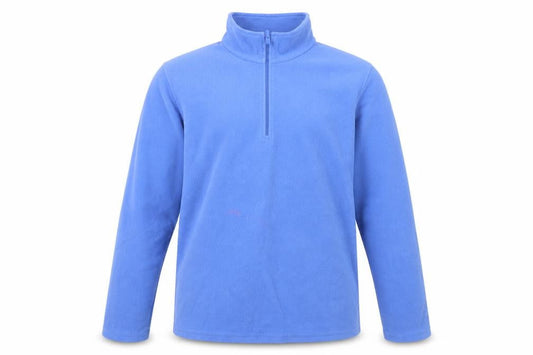 Mountain Warehouse Men's Blue Fleece 1/4 Zip Pullover Sweatshirt XL