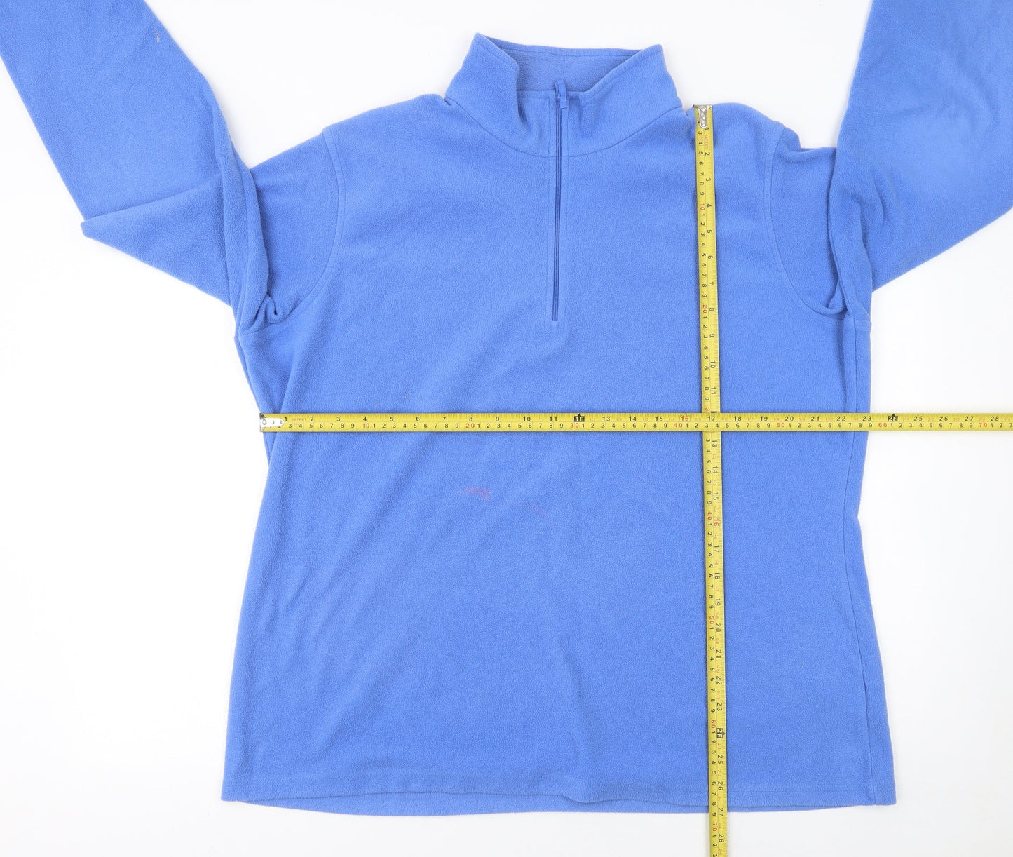 Mountain Warehouse Men's Blue Fleece 1/4 Zip Pullover Sweatshirt XL