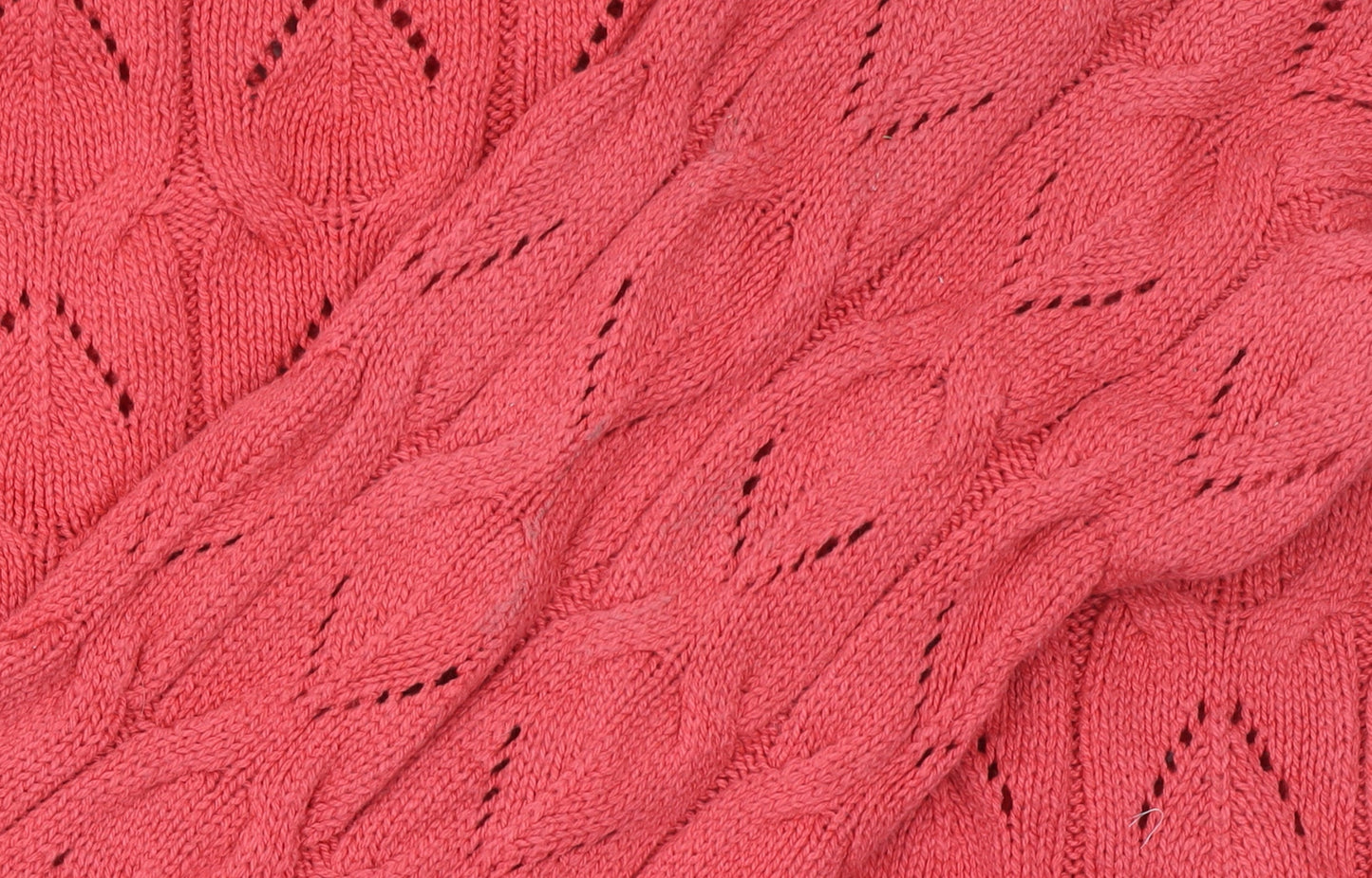 Kelly & Grace Women’s Red Cable Knit Crew Neck Jumper XL