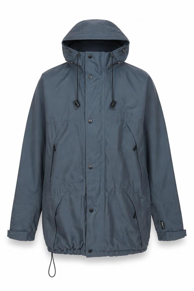 Regatta Men's Blue Waterproof Hooded Rain Jacket M 40in Outdoor Coat