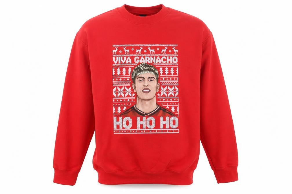 Gildan Boys Red Christmas Pullover Sweatshirt L Funny Graphic Ho Ho Ho