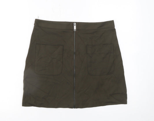 St. Bernard for Dunnes Stores Women’s Green Size 10 Short Stretch Skirt