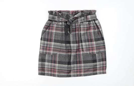 St. Bernard for Dunnes Stores Women's Multicoloured Plaid Knee Length Skirt Size 10
